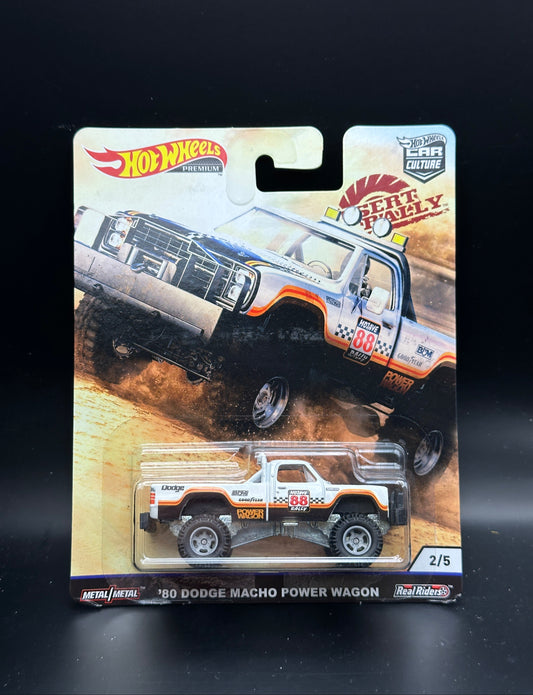 HOT WHEELS - 1980 DODGE MACHO POWER WAGON (2019) - CAR CULTURE - DESERT RALLY 2/5