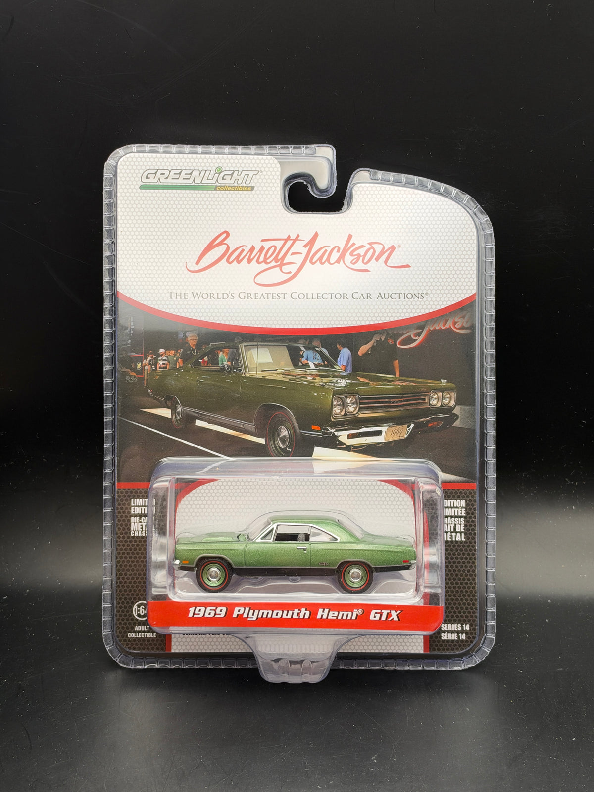 GREENLIGHT - 1969 PLYMOUTH HEMI GTX - BARRETT JACKSON