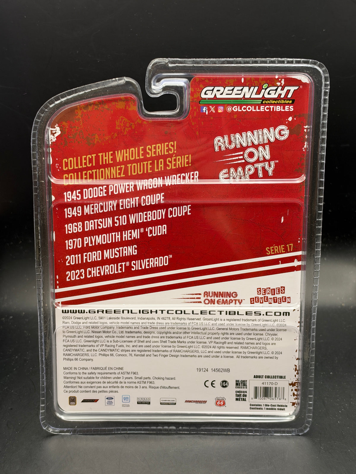 GREENLIGHT - 1970 PLYMOUTH HEMI CUDA - RUNNING ON EMPTY