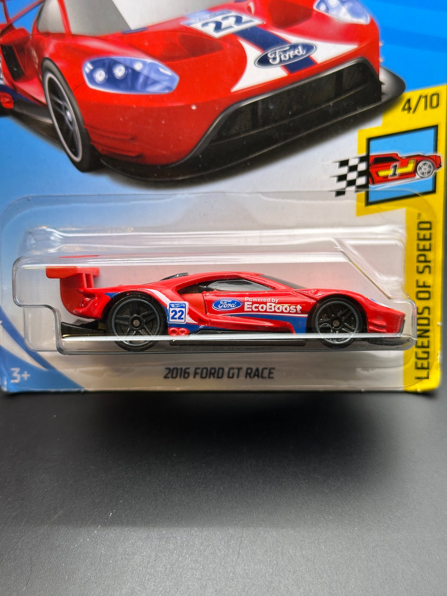 HOT WHEELS - 2016 FORD GT RACE (2018) - HW LEGENDS OF SPEED 4/10