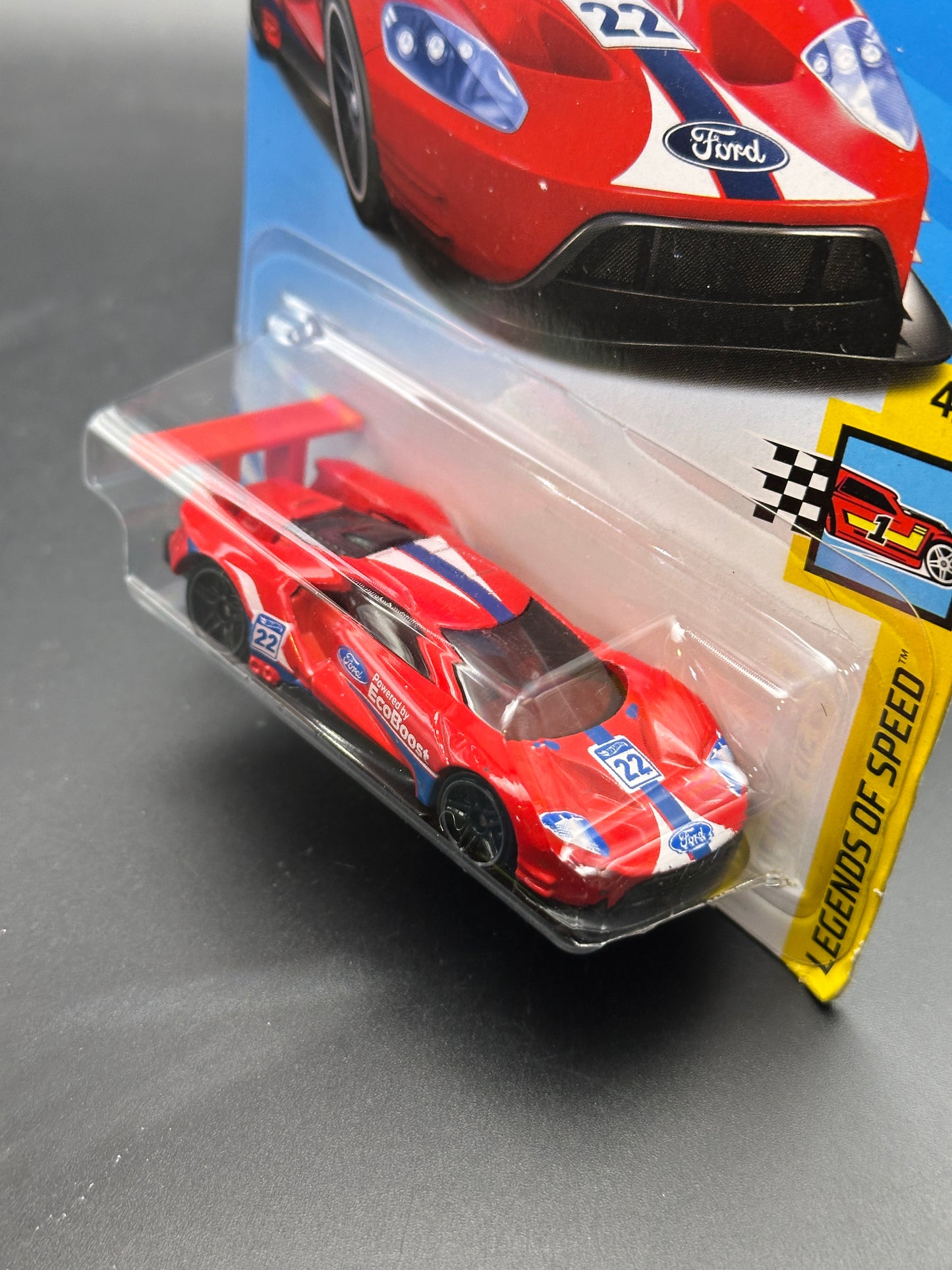 HOT WHEELS - 2016 FORD GT RACE (2018) - HW LEGENDS OF SPEED 4/10
