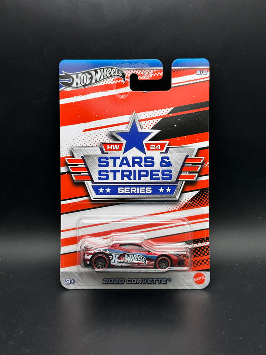 HOT WHEELS - 2020 CORVETTE (2024) - STARS AND STRIPE SERIES 5/5