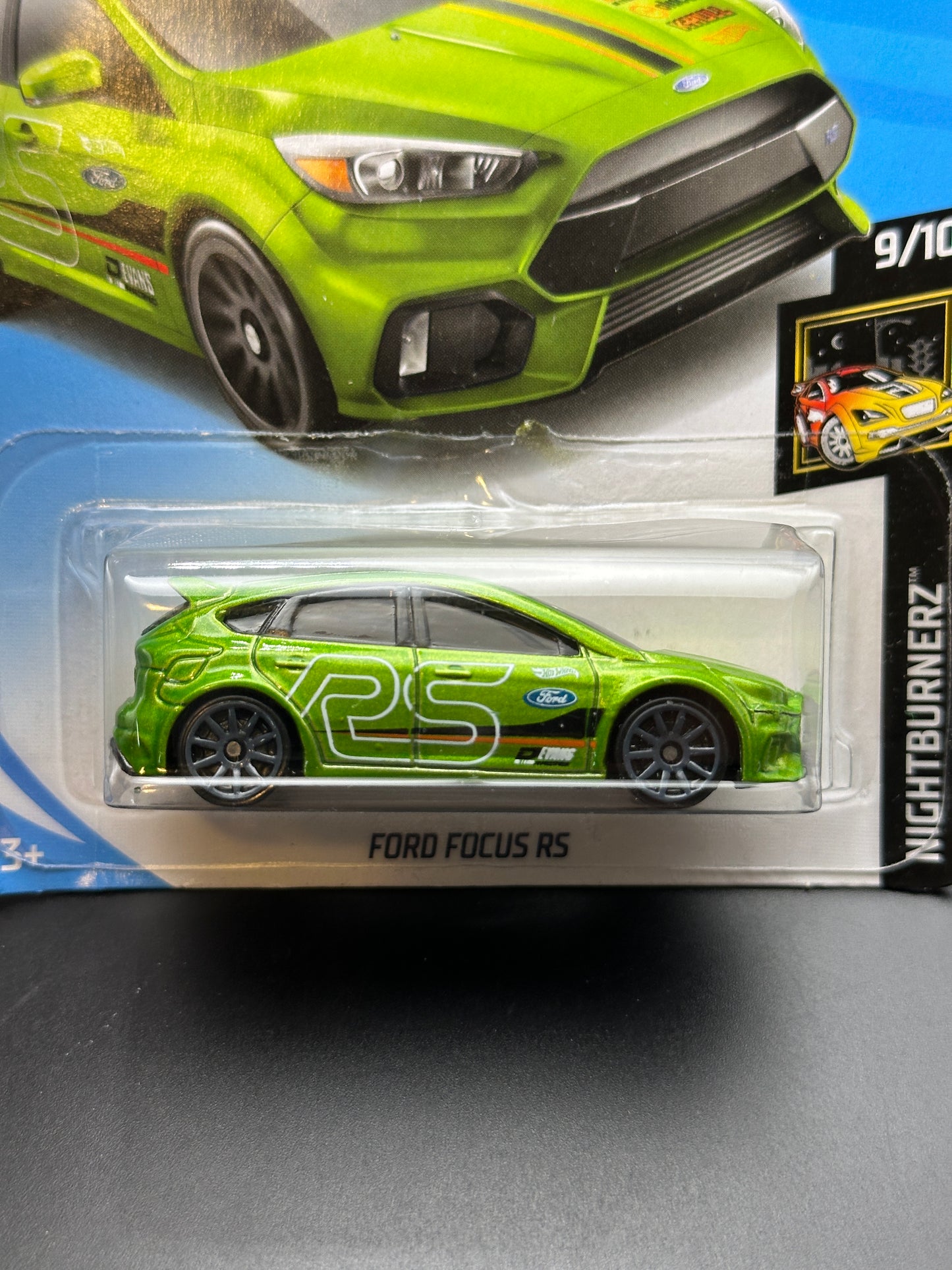HOT WHEELS - FORD FOCUS RS (2019) - HW NIGHTBURNERZ 9/10