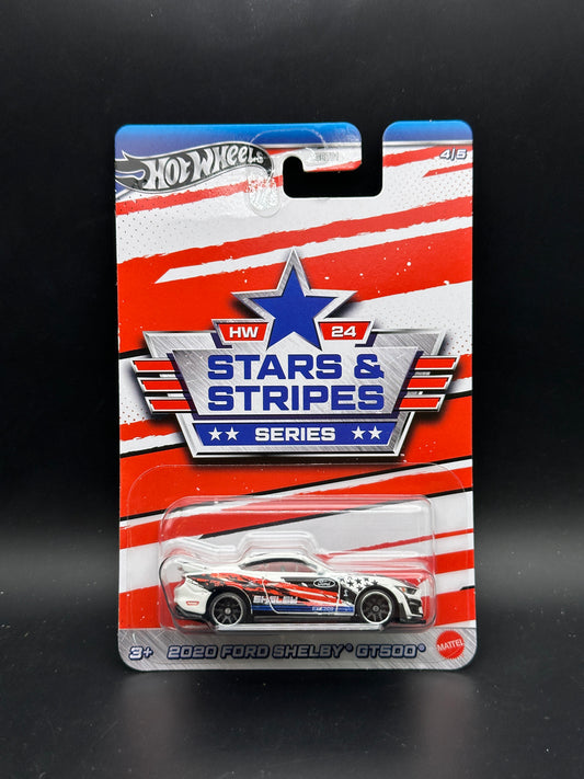 HOT WHEELS - 2020 FORD SHELBY GT500 (2024) - STARS AND STRIPE SERIES 4/5