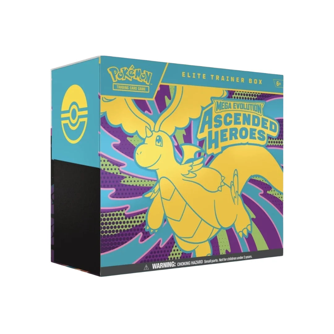 POKEMON TCG - ASCENDED HEROES ELITE TRAINER BOX - POKEMON MEGA EVOLUTION