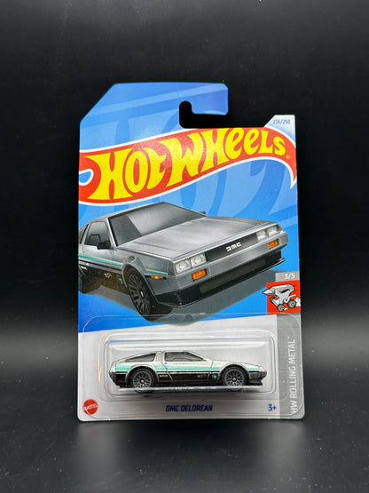 HOT WHEELS - DMC DELOREAN - TREASURE HUNT (2024) - HW ROLLING METAL 3/5
