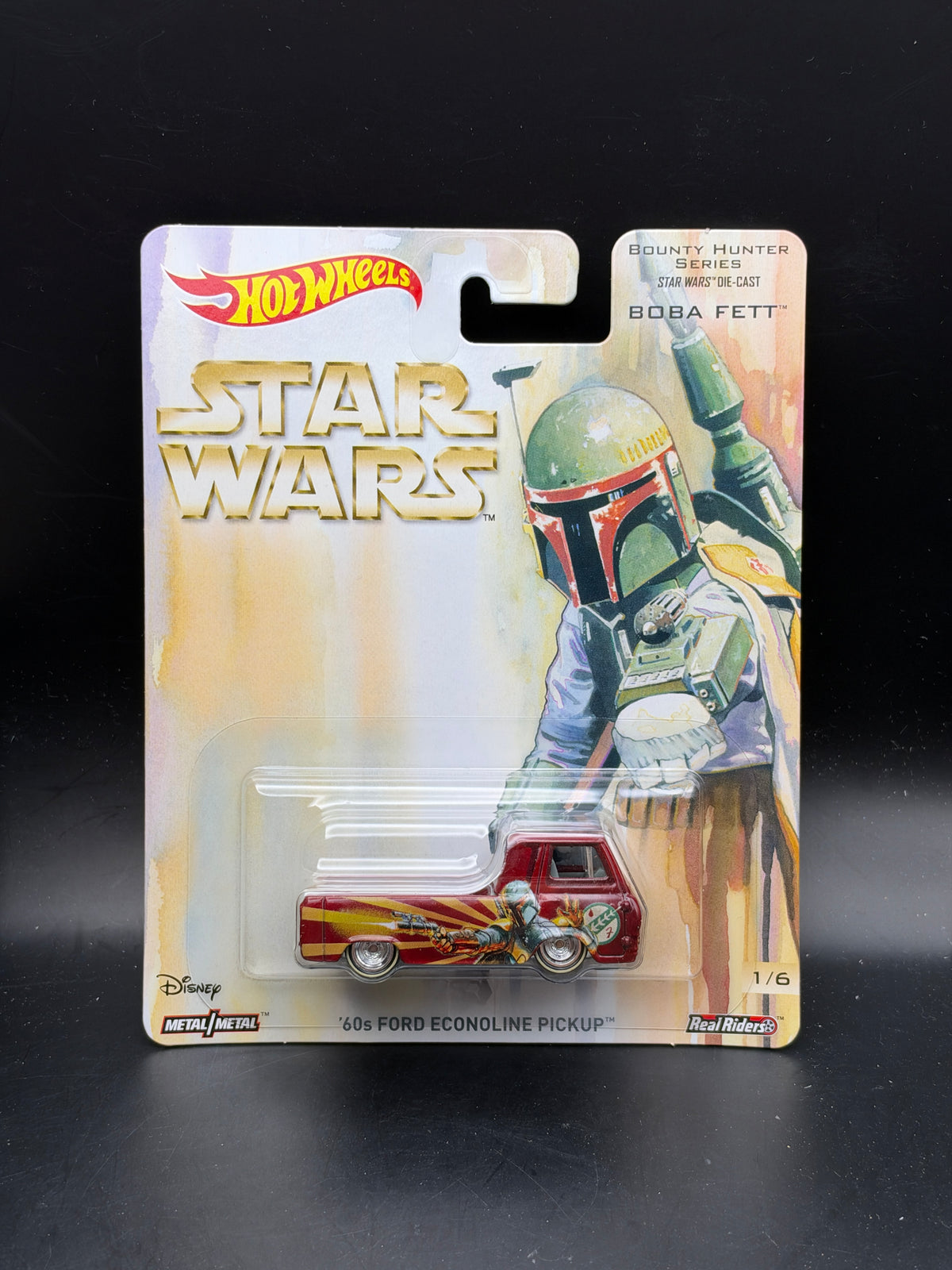 HOT WHEELS - 60s FORD ECONOLINE PICKUP (2017) - STAR WARS: BOUNTY HUNTER SERIES - POP CULTURE 1/6