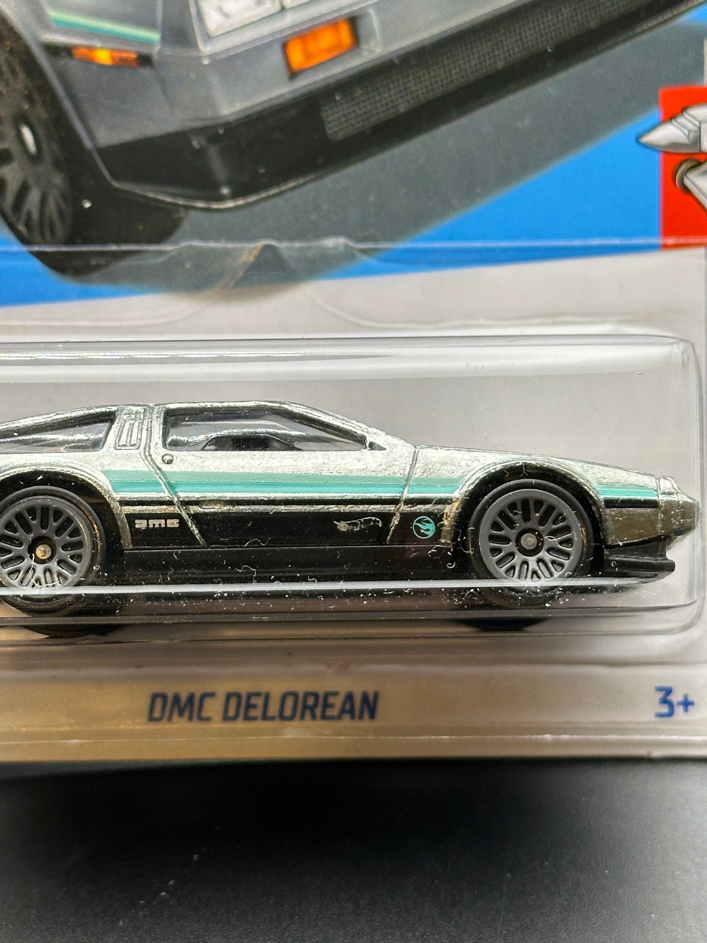 HOT WHEELS - DMC DELOREAN - TREASURE HUNT (2024) - HW ROLLING METAL 3/5