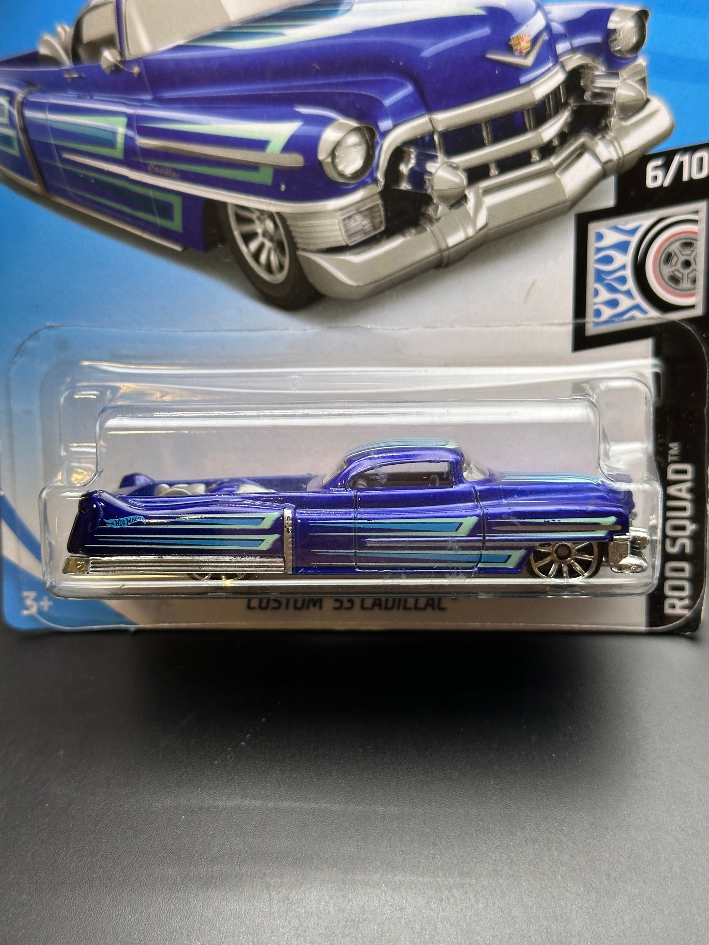 HOT WHEELS - CUSTOM 53 CADILLAC (2019) - HW ROD SQUAD 6/10