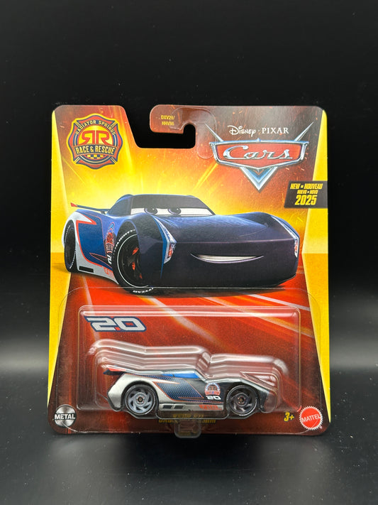 DISNEY PIXAR CARS - JACKSON STORM - RADIATOR SPRINGS RACE AND RESCUE CARS - DIECAST