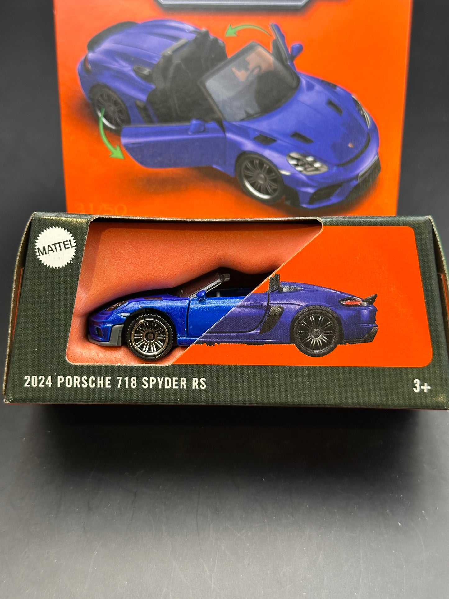 MATCHBOX - 2024 PORSCHE 718 SPYDER RS (2025) - MOVING PARTS - DIECAST