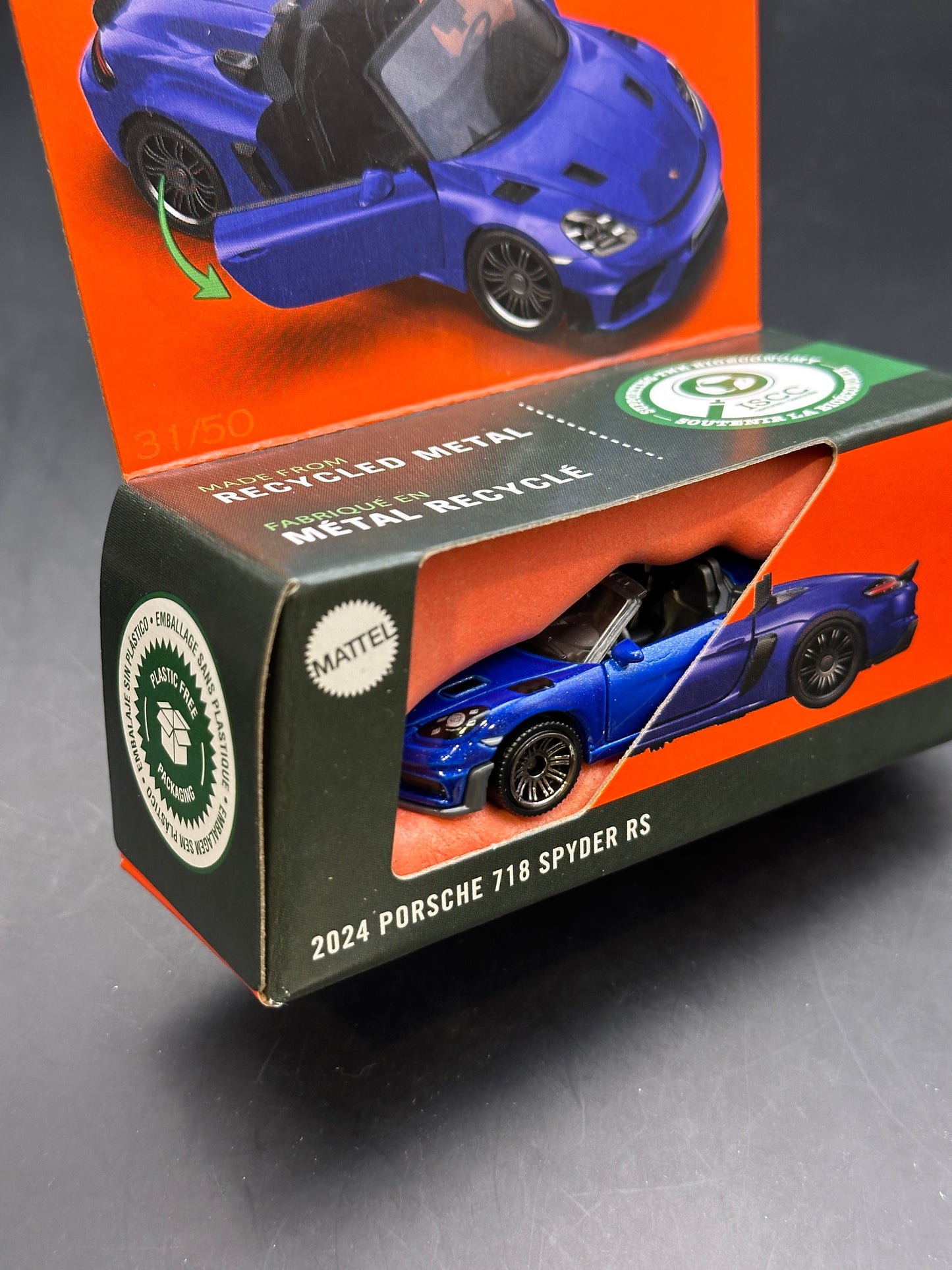MATCHBOX - 2024 PORSCHE 718 SPYDER RS (2025) - MOVING PARTS - DIECAST