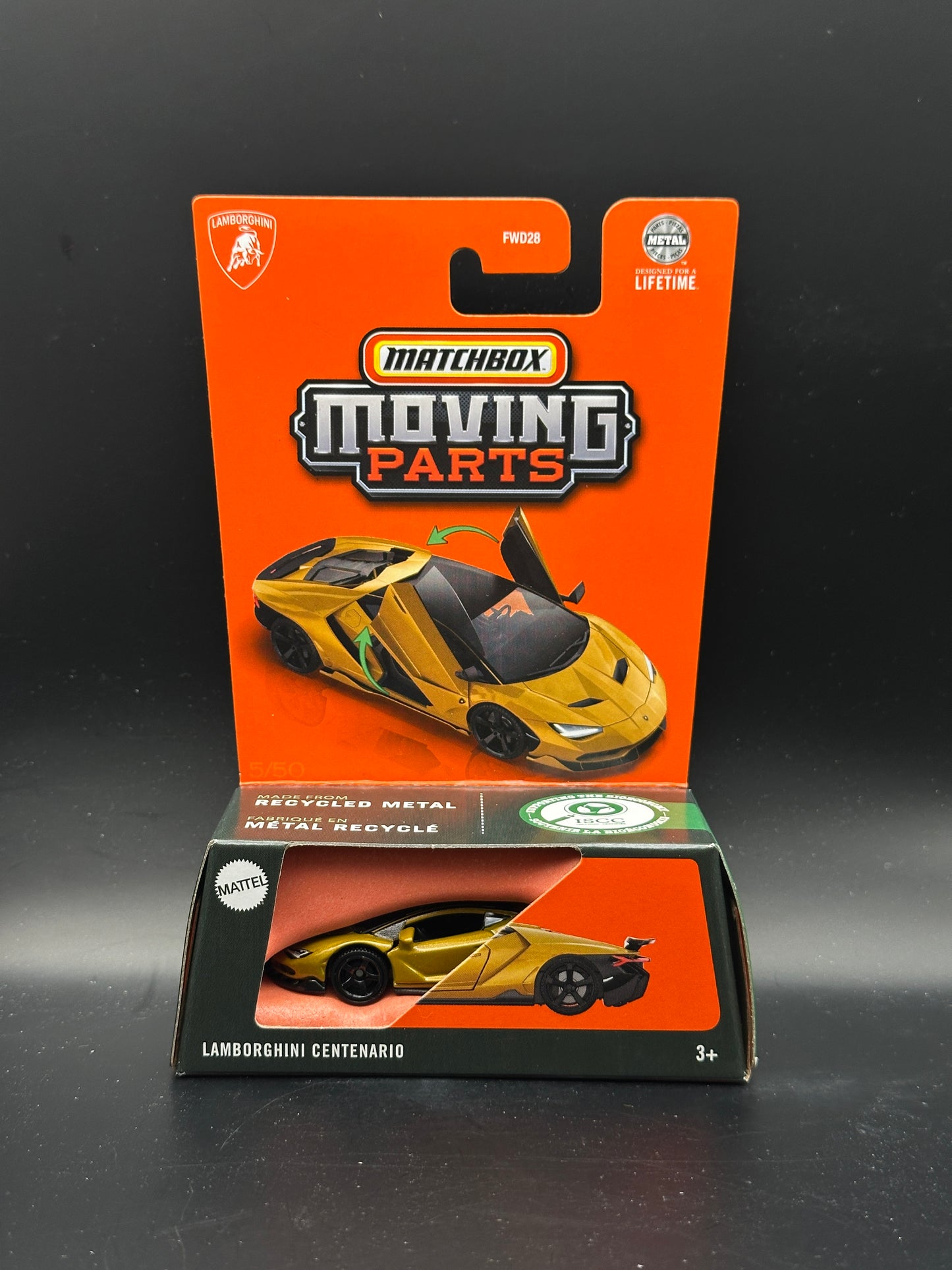 MATCHBOX - LAMBORGHINI CENTENARIO (2025) - MOVING PARTS - DIECAST