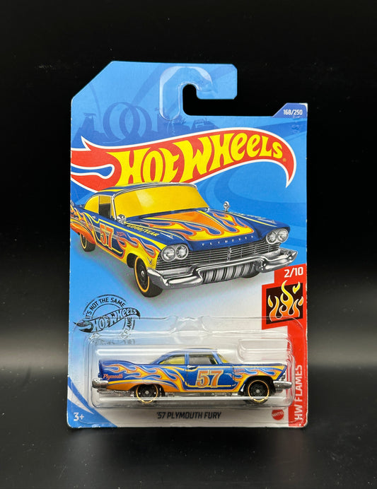 HOT WHEELS - 57 PLYMOUTH FURY (2020) - HW FLAMES 2/10