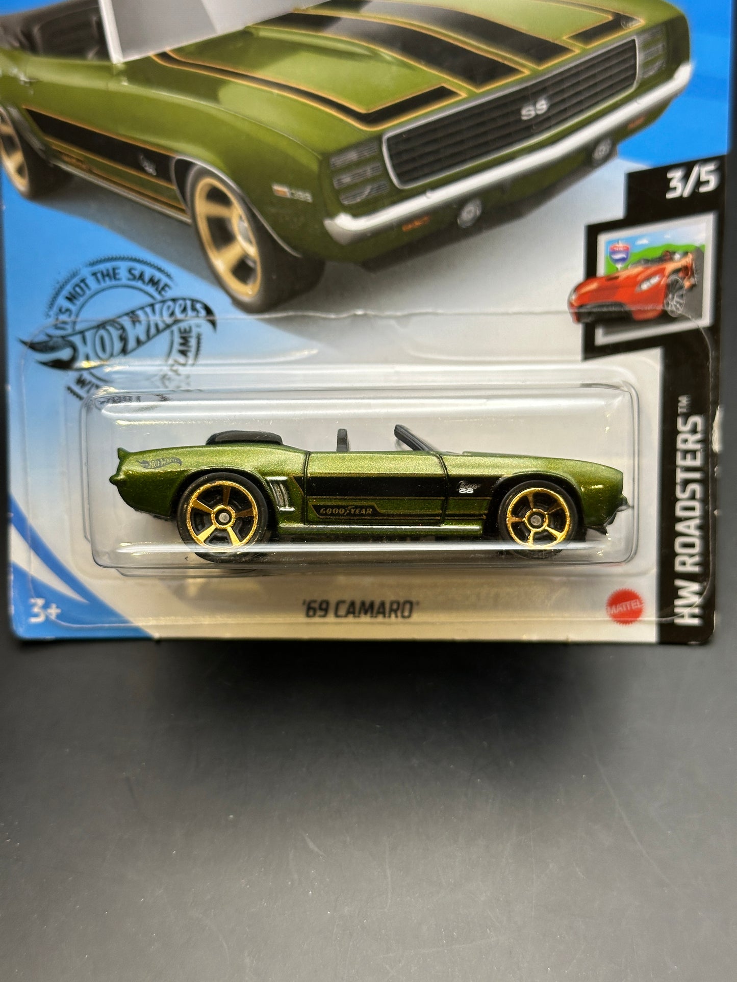 HOT WHEELS - 69 CAMARO CONVERTIBLE (2020) - HW ROADSTERS 3/5