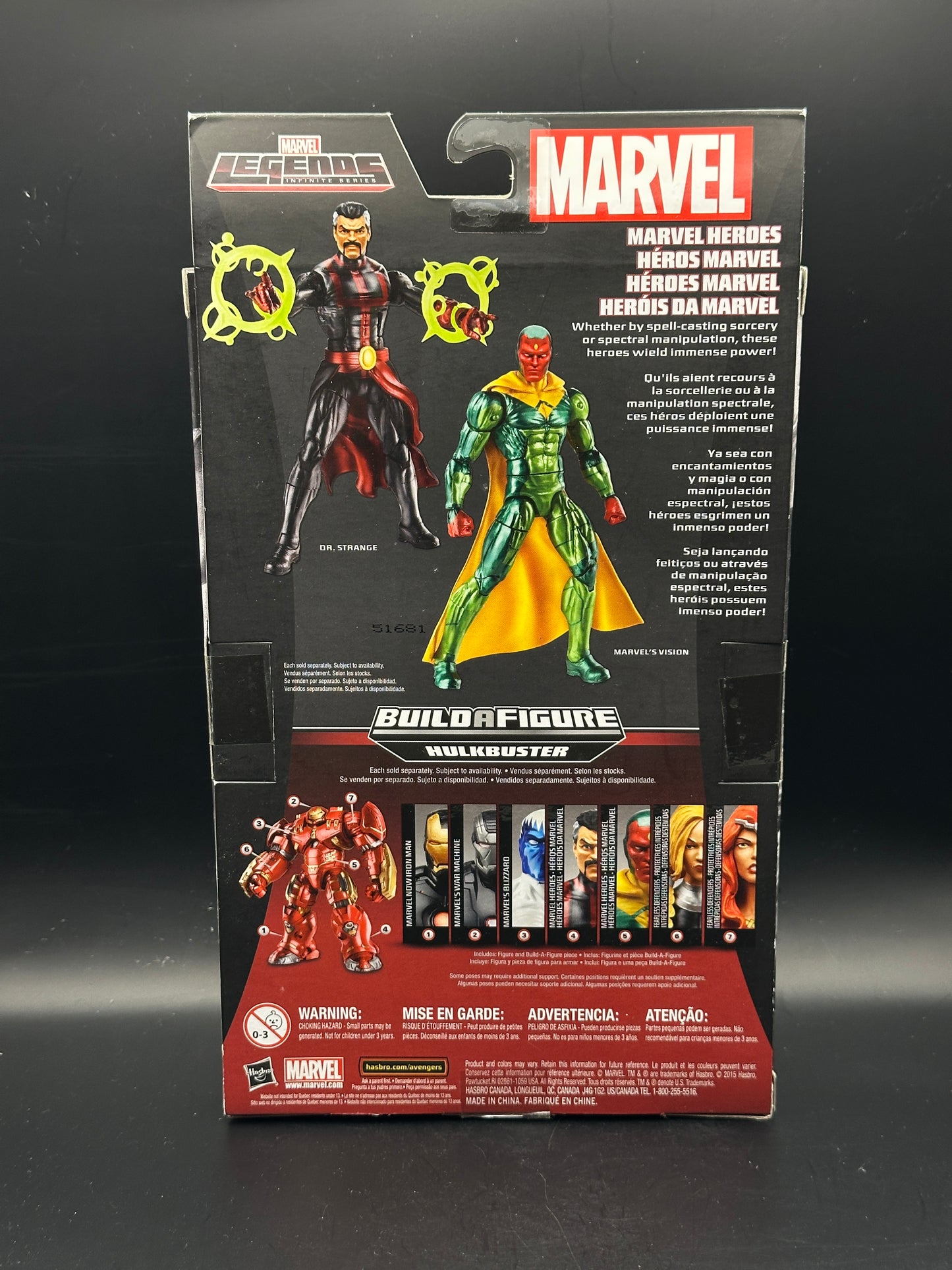 MARVEL LEGENDS - MARVEL’S VISION - HULKBUSTER BAF - ACTION FIGURE