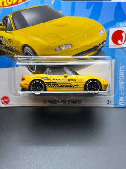 HOT WHEELS - 91 MAZDA MX5 MIATA (2024) - HW J IMPORTS 6/10