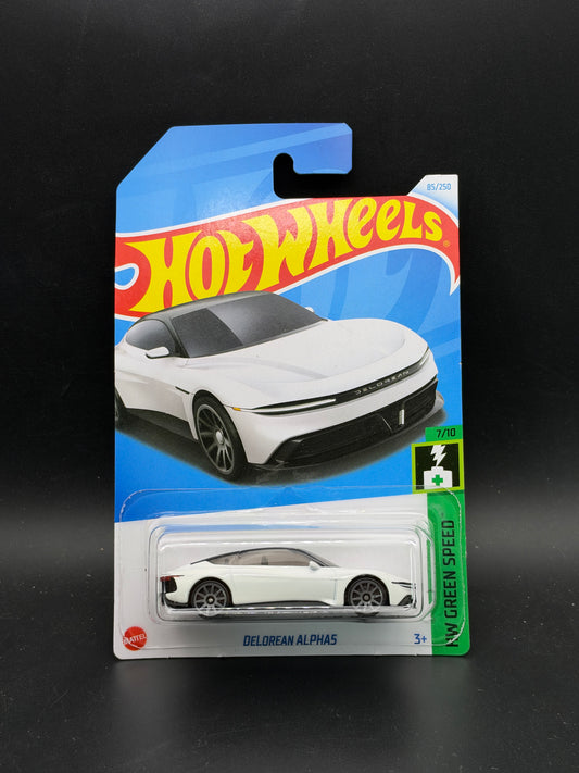 HOT WHEELS - DELOREAN ALPHA5 (2024) - HW GREEN SPEED 7/10