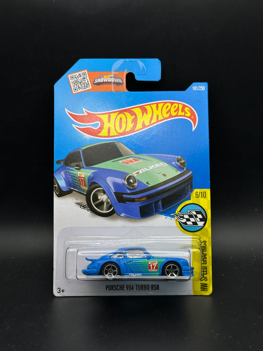 HOT WHEELS - PORSCHE 934 TURBO RSR (2016) - HW SPEED GRAPHICS 6/10