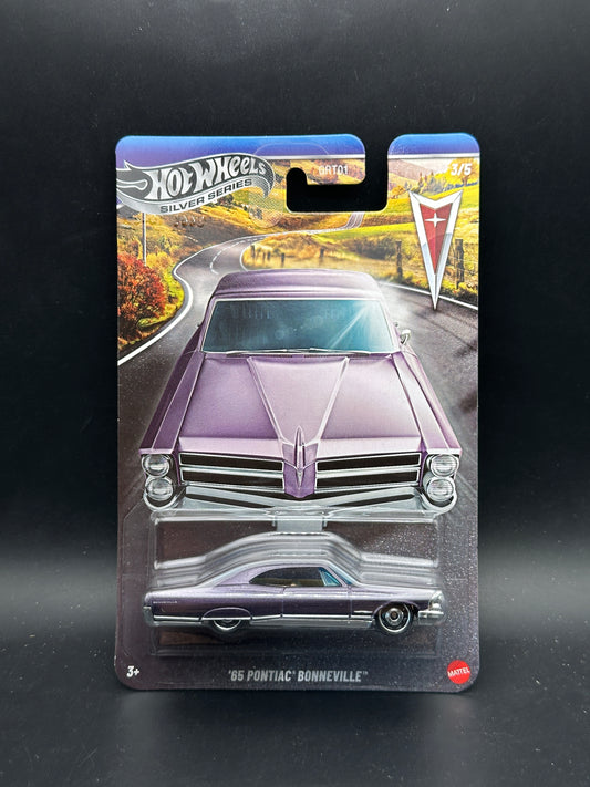 HOT WHEELS - 65 PONTIAC BONNEVILLE (2026) - SILVER SERIES - PONTIAC 100th ANNIVERSARY SERIES 3/5