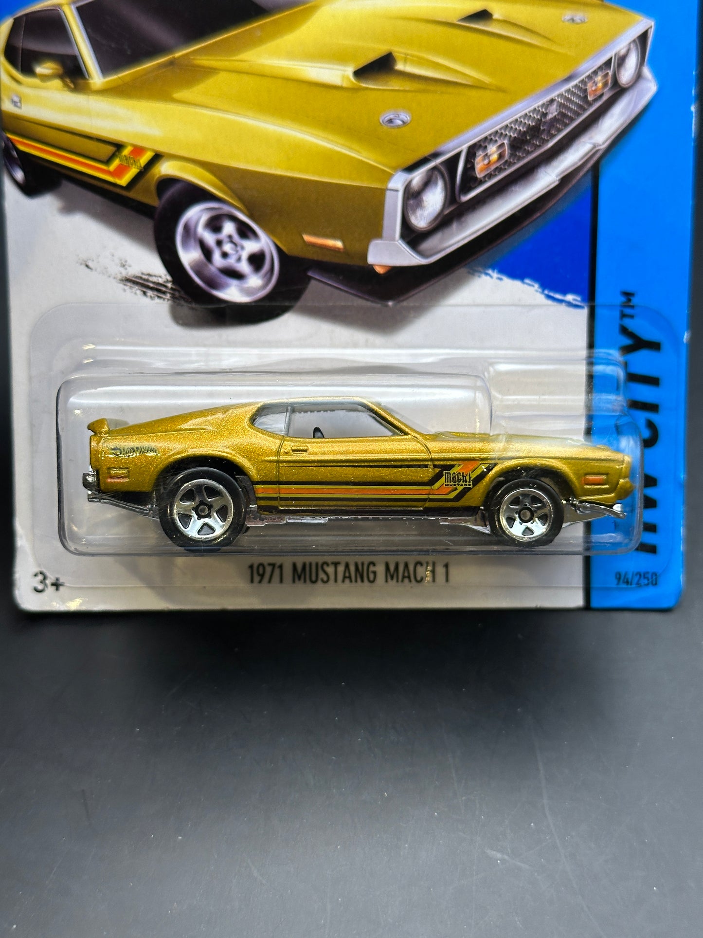 HOT WHEELS - 1971 MUSTANG MACH 1 (2014) - HW CITY