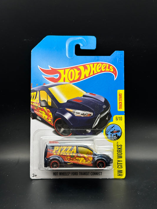 HOT WHEELS - FORD TRANSIT CONNECT - TREASURE HUNT (2017) - HW CITY WORKS 6/10