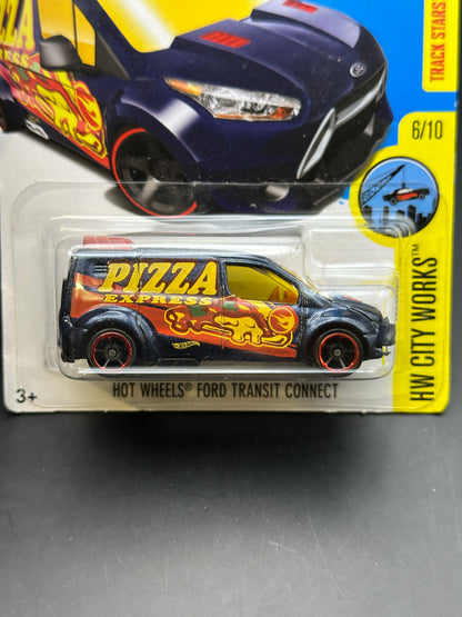 HOT WHEELS - FORD TRANSIT CONNECT - TREASURE HUNT (2017) - HW CITY WORKS 6/10