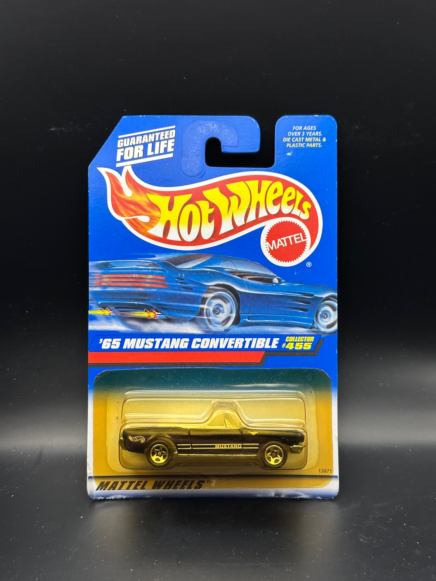 HOT WHEELS - 1965 FORD MUSTANG CONVERTIBLE (1998) - HW MAINLINE #455
