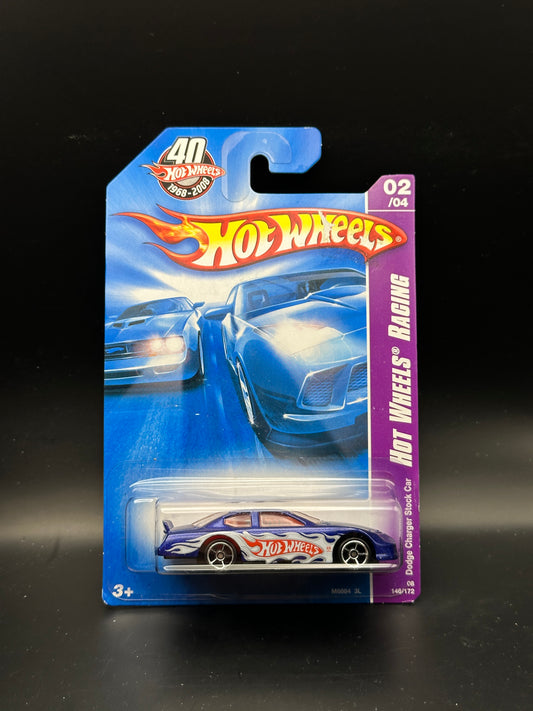 HOT WHEELS - DODGE CHARGER STOCK CAR (2008) - HW TEAM RACING 02/04