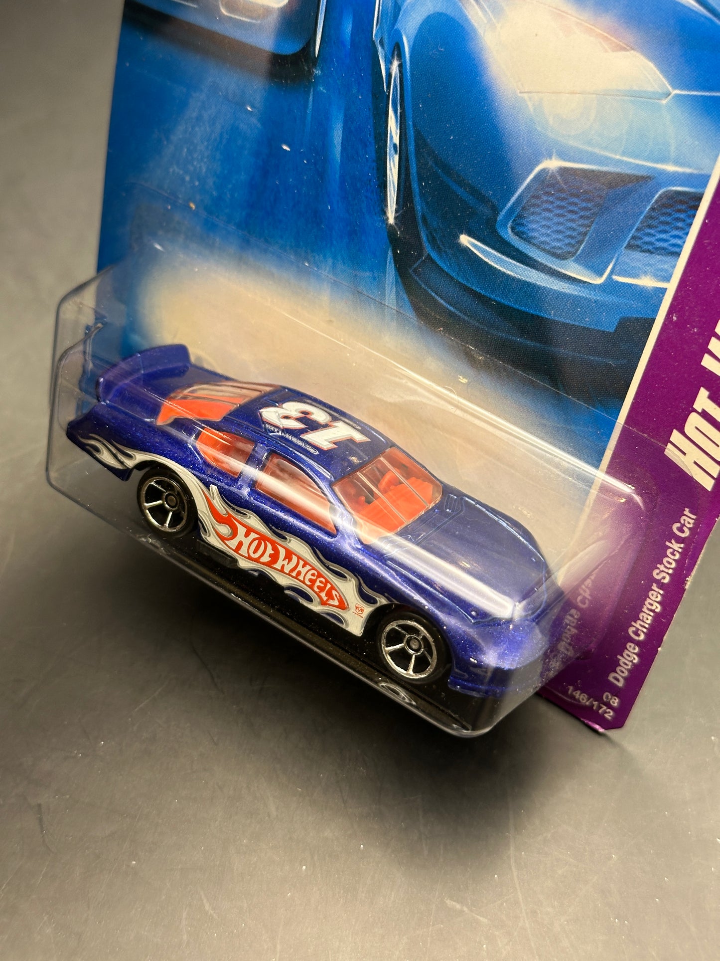 HOT WHEELS - DODGE CHARGER STOCK CAR (2008) - HW TEAM RACING 02/04