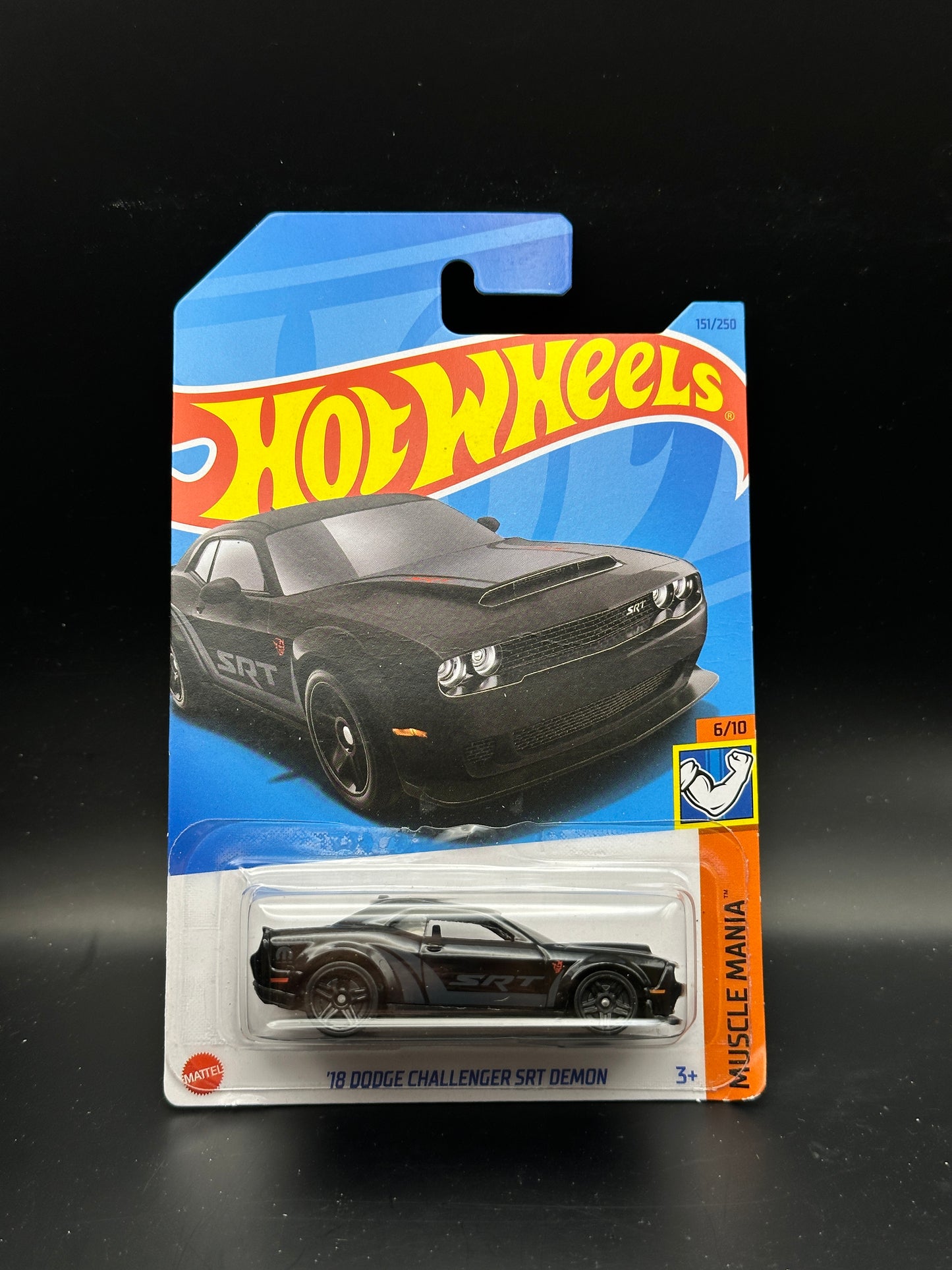 HOT WHEELS - 18 DODGE CHALLENGER SRT DEMON (2023) - HW MUSCLE MANIA 6/10