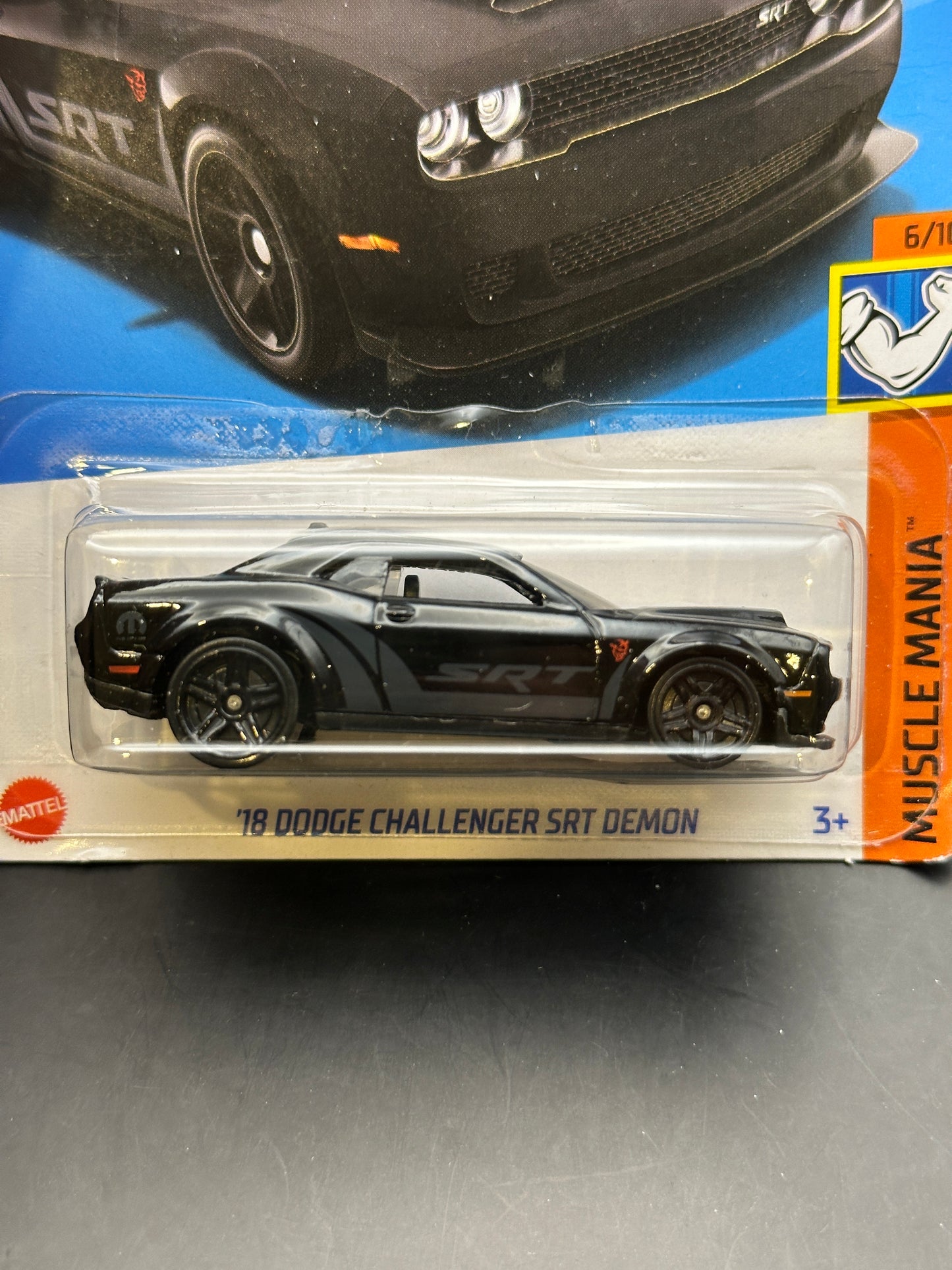 HOT WHEELS - 18 DODGE CHALLENGER SRT DEMON (2023) - HW MUSCLE MANIA 6/10