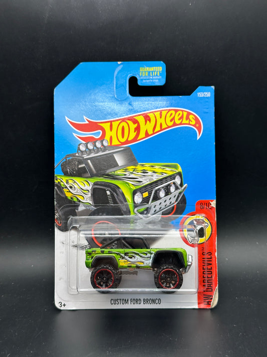 HOT WHEELS - CUSTOM FORD BRONCO (2016) - HW DAREDEVILS 8/10