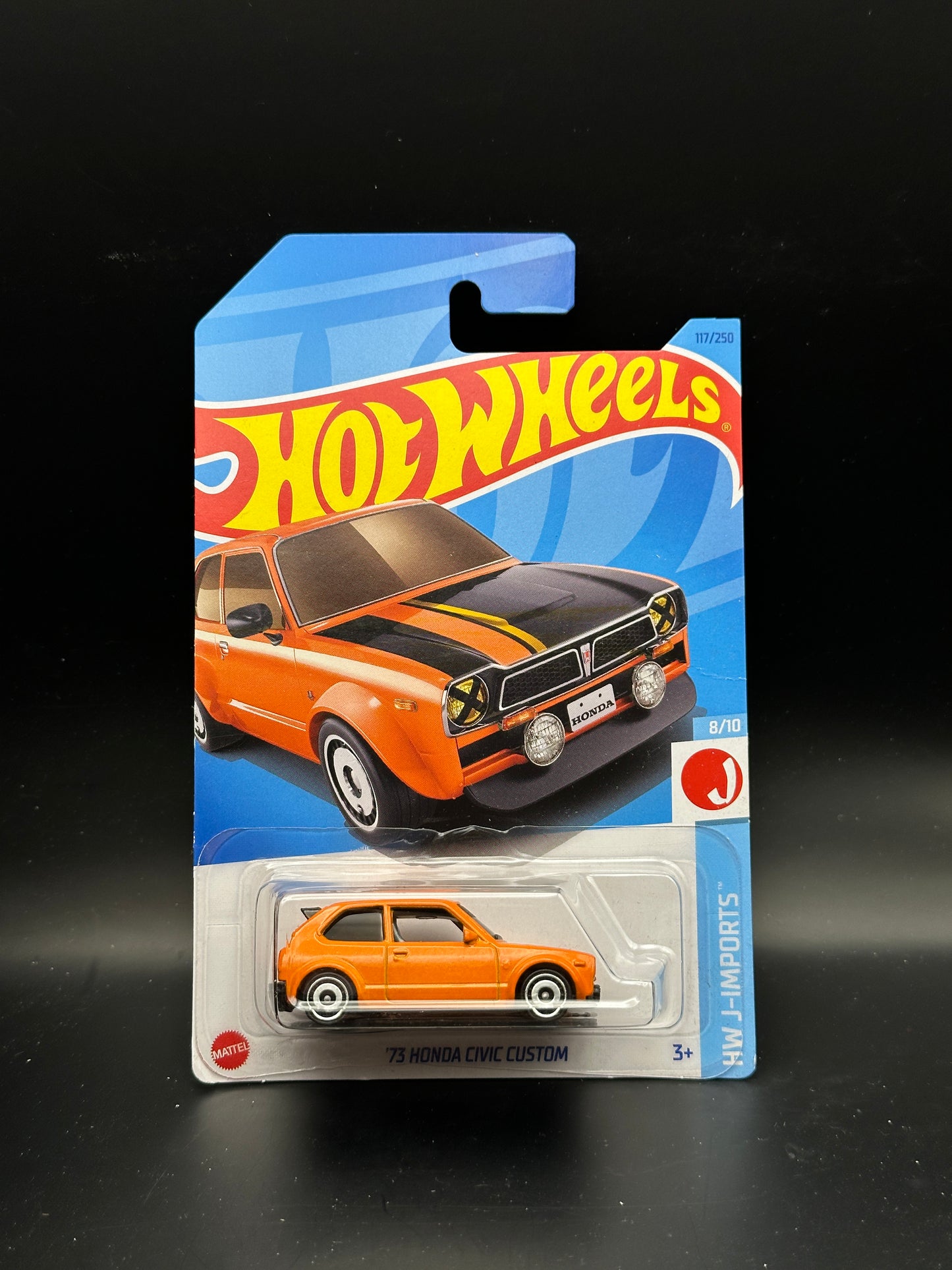 HOT WHEELS - 73 HONDA CIVIC CUSTOM (2023) - HW J IMPORTS 8/10
