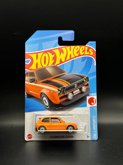 HOT WHEELS - 73 HONDA CIVIC CUSTOM (2023) - HW J IMPORTS 8/10