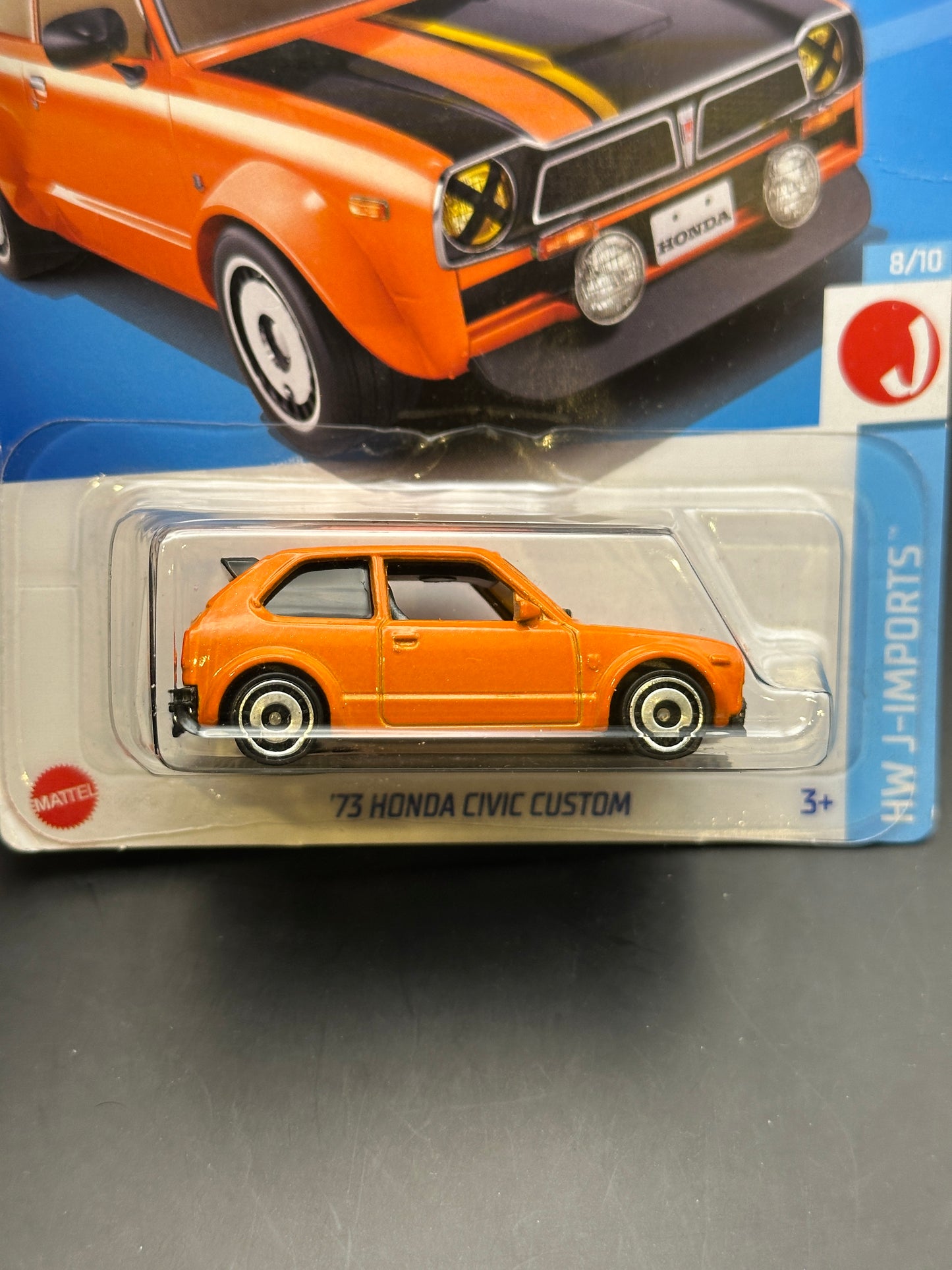 HOT WHEELS - 73 HONDA CIVIC CUSTOM (2023) - HW J IMPORTS 8/10