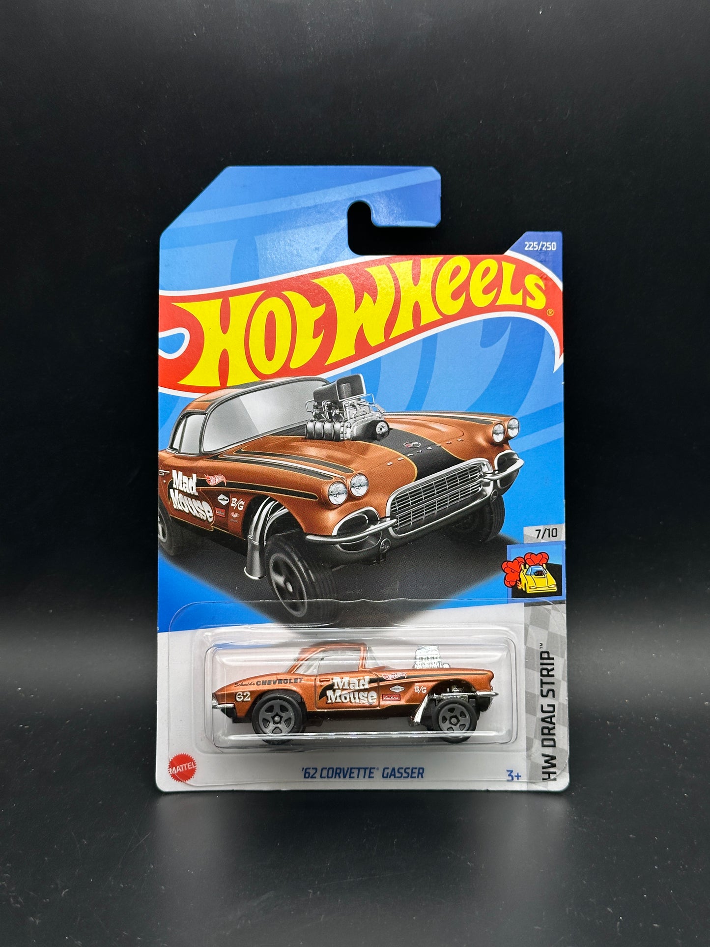 HOT WHEELS - 62 CORVETTE GASSER (2022) - HW DRAG STRIP 7/10