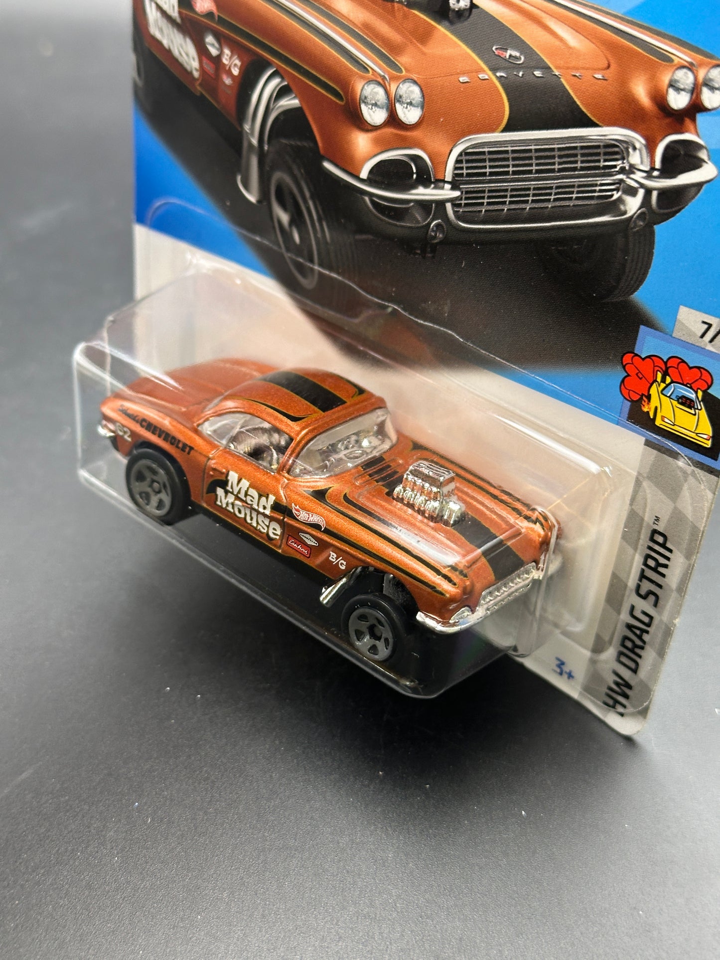 HOT WHEELS - 62 CORVETTE GASSER (2022) - HW DRAG STRIP 7/10