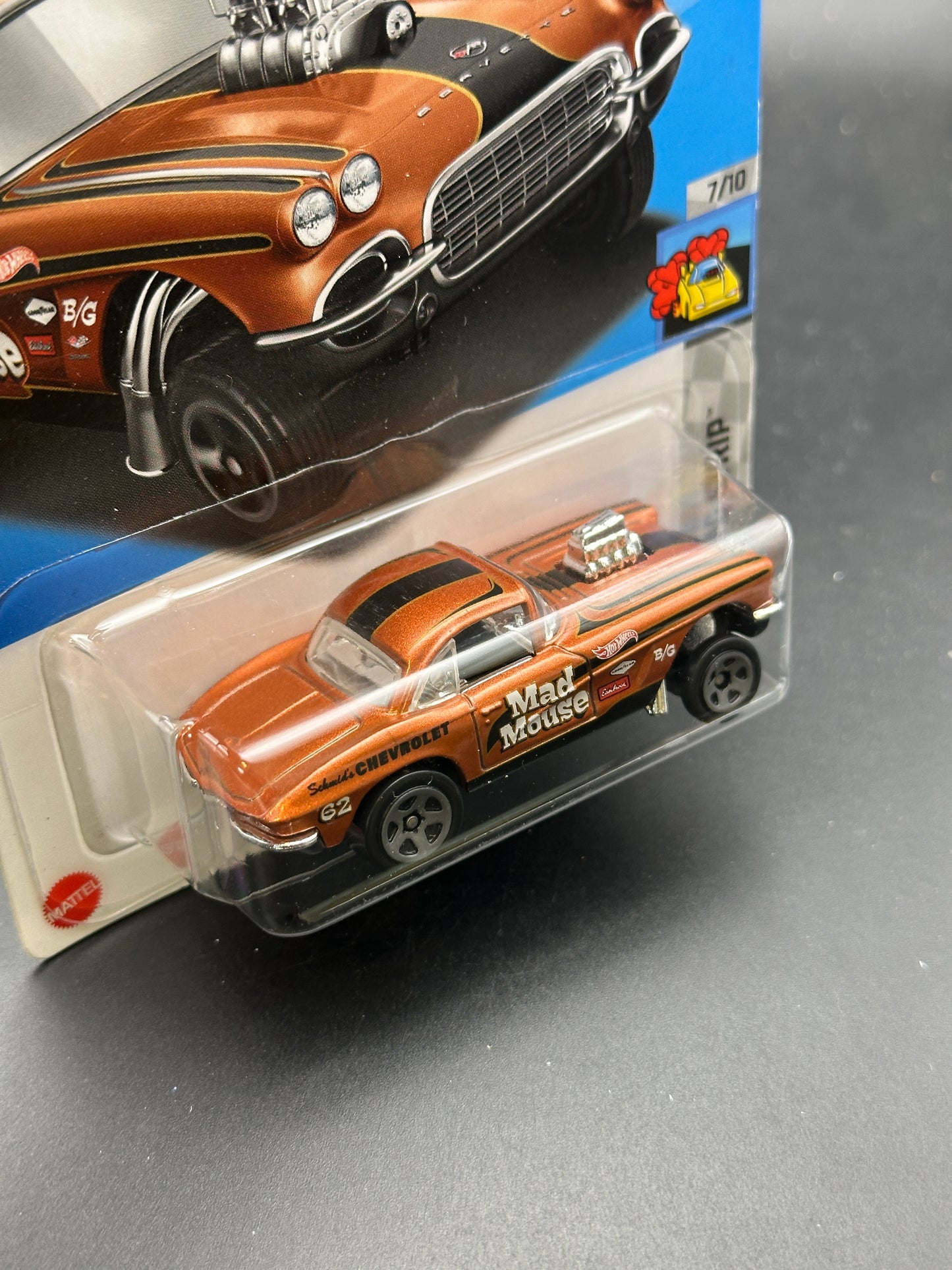 HOT WHEELS - 62 CORVETTE GASSER (2022) - HW DRAG STRIP 7/10