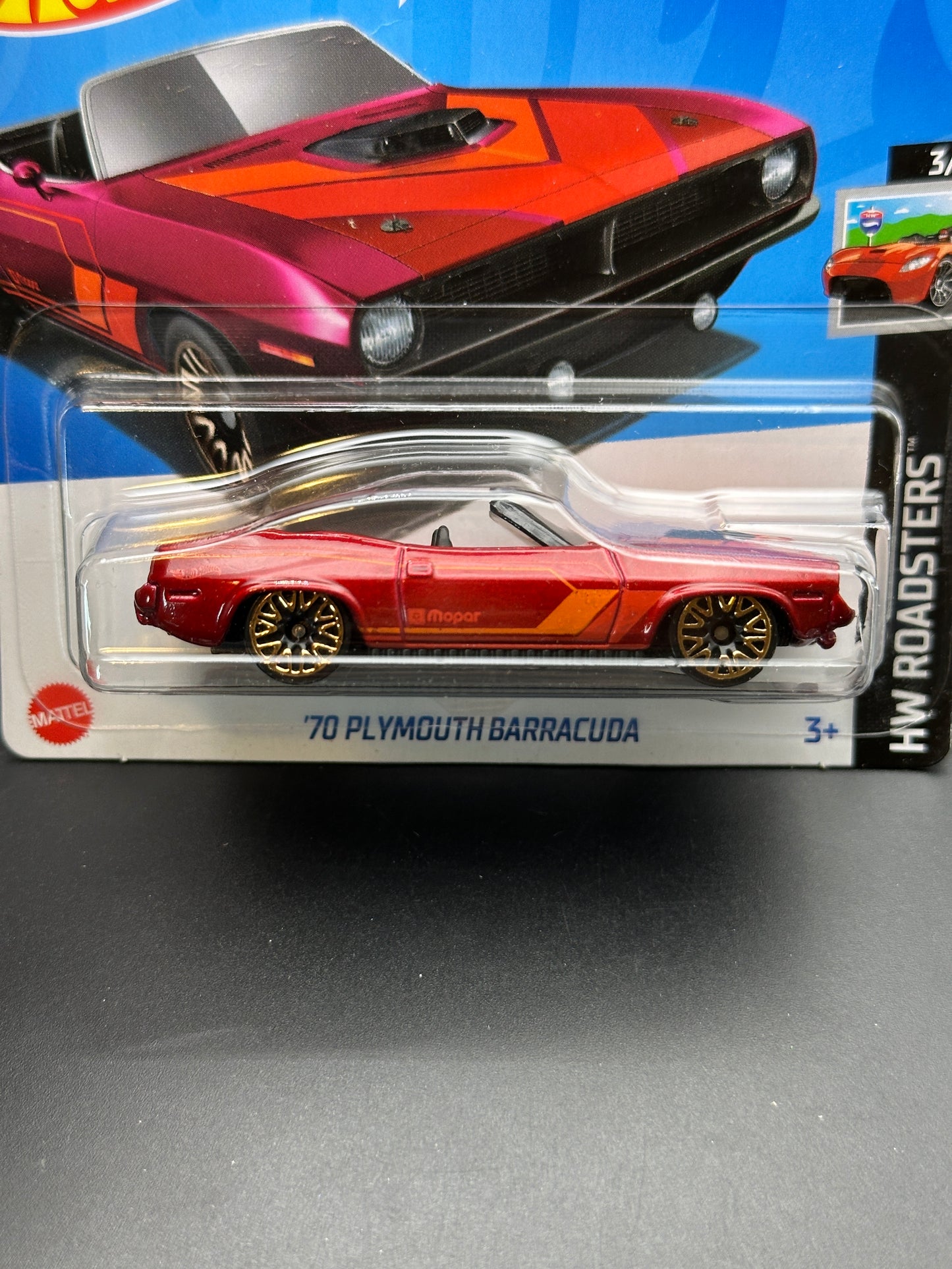 HOT WHEELS - 70 PLYMOUTH BARRACUDA (2024) - HW ROADSTERS 3/5