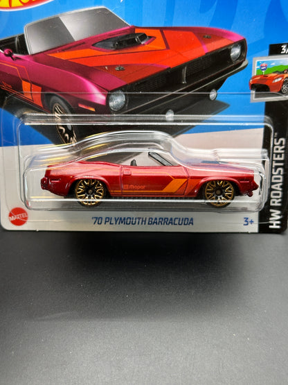 HOT WHEELS - 70 PLYMOUTH BARRACUDA (2024) - HW ROADSTERS 3/5