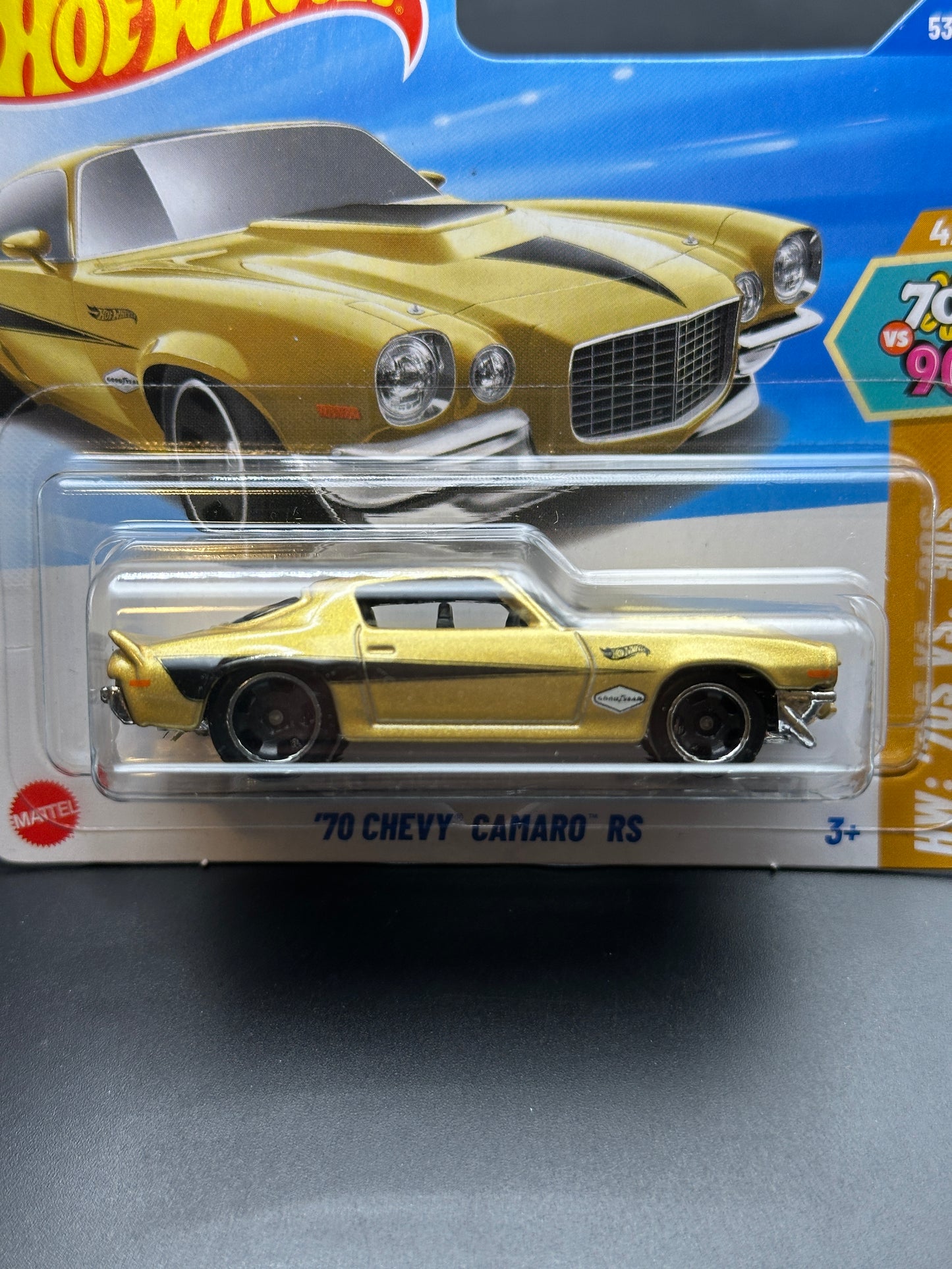 HOTWHEELS - 70 CHEVY CAMARO RS (2025) - HW 70s VS 90s 4/10