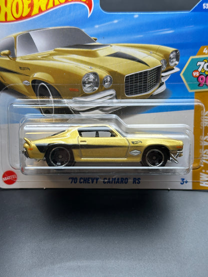HOTWHEELS - 70 CHEVY CAMARO RS (2025) - HW 70s VS 90s 4/10