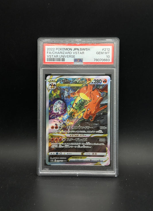 POKEMON TCG - PSA GEM MT 10 - CHARIZARD V STAR - JAPANESE SWORD & SHIELD