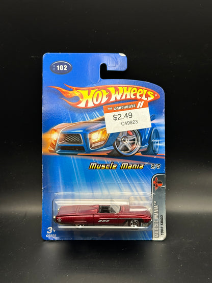 HOT WHEELS - 1963 T-BIRD (2005) - HW MUSCLE MANIA 2/5