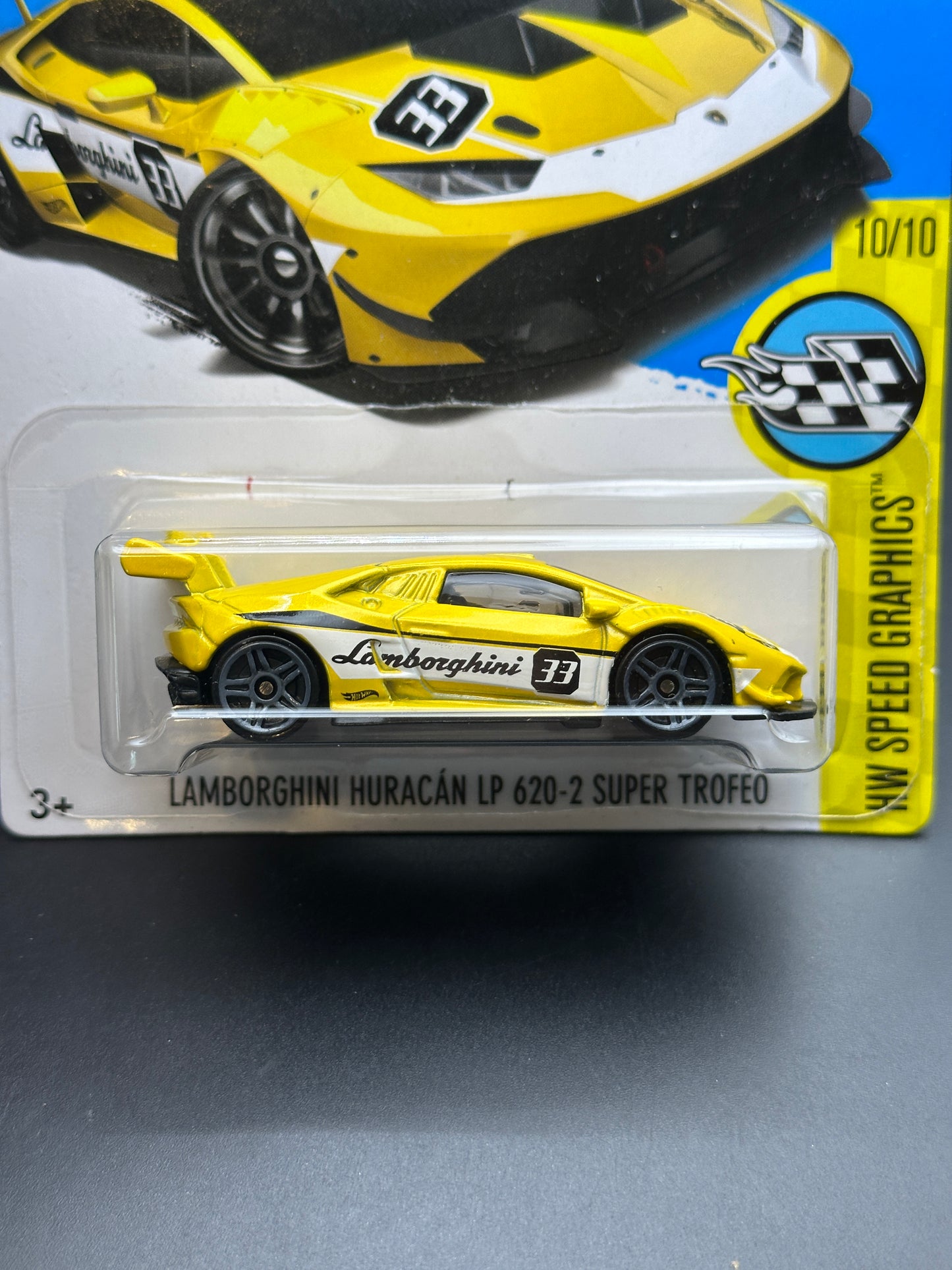 HOT WHEELS - LAMBORGHINI HURACAN LP 620 2 SUPER TROFEO (2017) - HW SPEED GRAPHICS 10/10