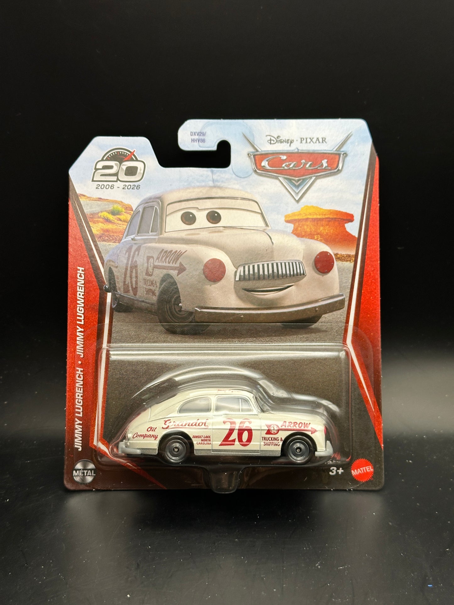 DISNEY PIXAR CARS 20th ANNIVERSARY - JIMMY LUGRENCH - DIECAST