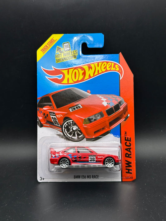 HOT WHEELS - BMW E36 M3 RACE (2014) - HW RACE: TRACK ACES