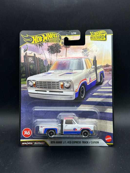 HOT WHEELS - 1978 DODGE LIL RED EXPRESS TRUCK / CAMION (2026) - HW BOULEVARD #145