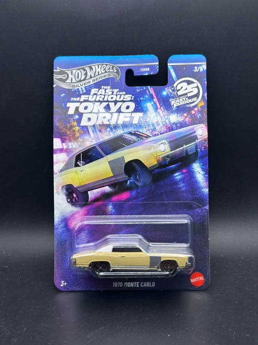 HOT WHEELS - 1970 MONTE CARLO (2026) - SILVER SERIES - FAST AND FURIOUS TOKYO DRIFT SERIES 3/5